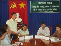 Bàn giao Trung tâm Tin học thuộc Văn phòng UBND tỉnh An Giang sang trực thuộc Sở Thông tin và Truyền thông
