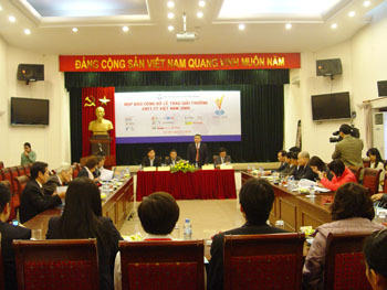 Họp báo công bố Lễ trao Giải thưởng CNTT-TT Việt Nam 2009 