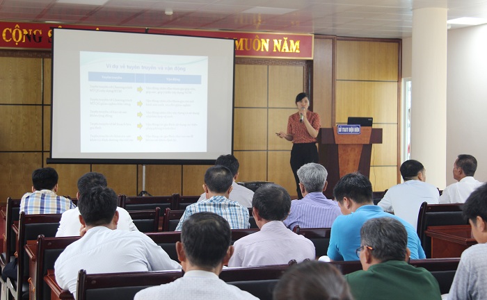Hơn 100 Cán bộ xã, bản được Tập huấn chương trình xây dựng Nông thôn mới và giảm nghèo bền vững năm 2018